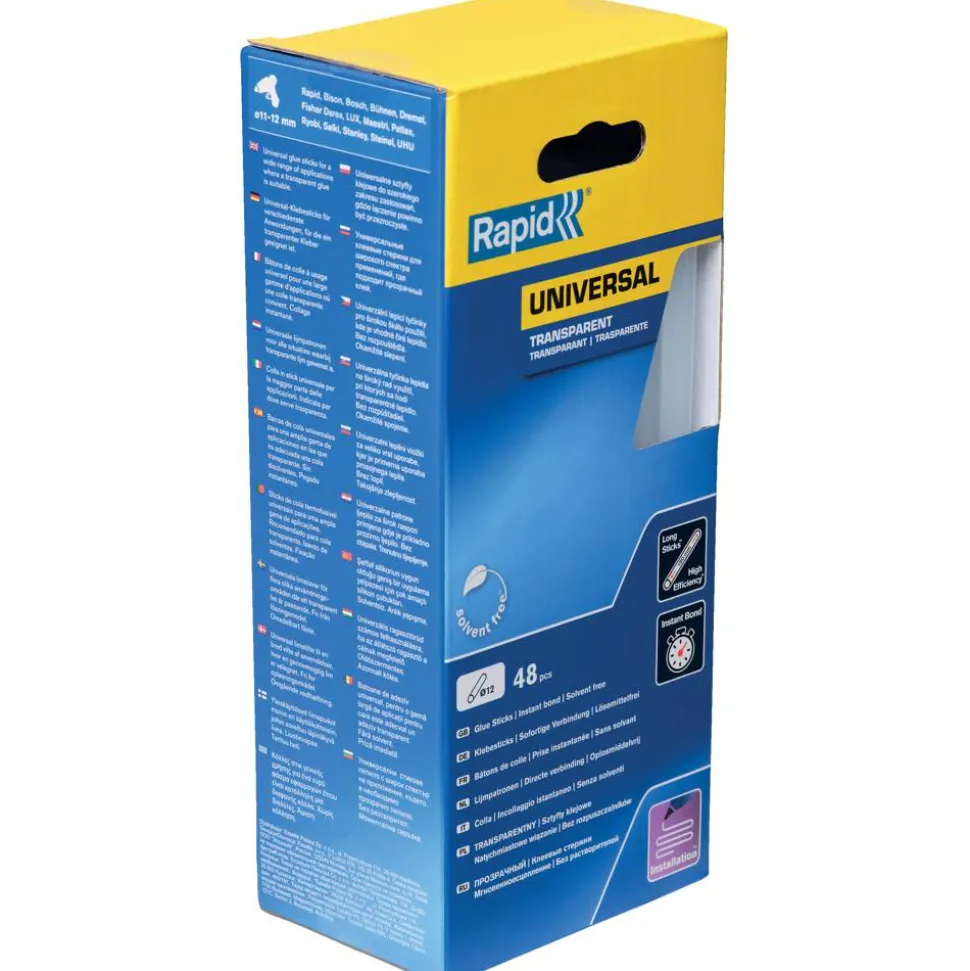 Rapid Universal Klebesticks Transparent Ø12 mm 880 g 48 Stück