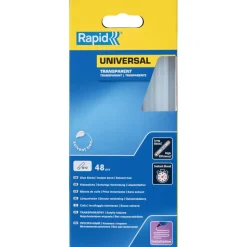 Rapid Universal Klebesticks Transparent Ø12 mm 880 g 48 Stück