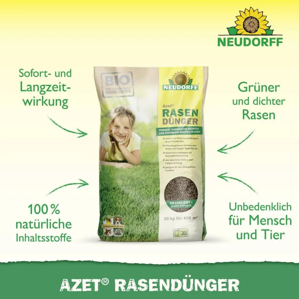 Rasendünger 'Azet' 10 kg