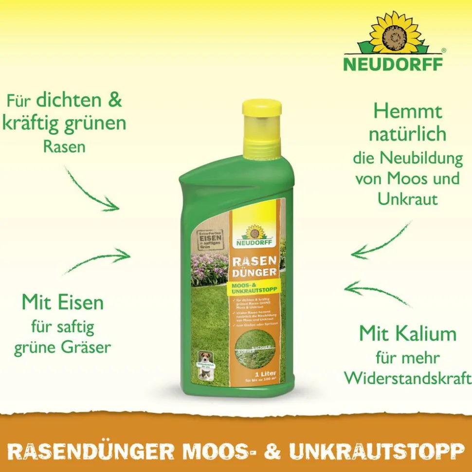RasenDünger Moos- & UnkrautStopp 1 l