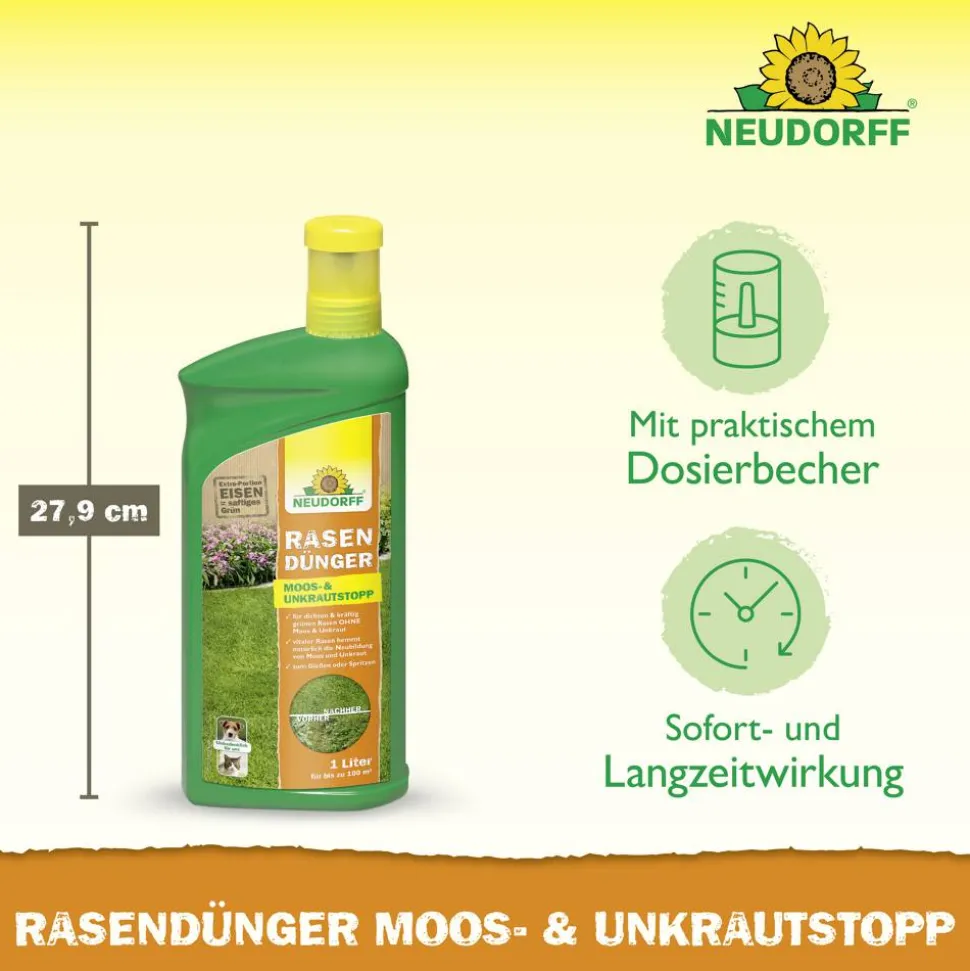 RasenDünger Moos- & UnkrautStopp 1 l