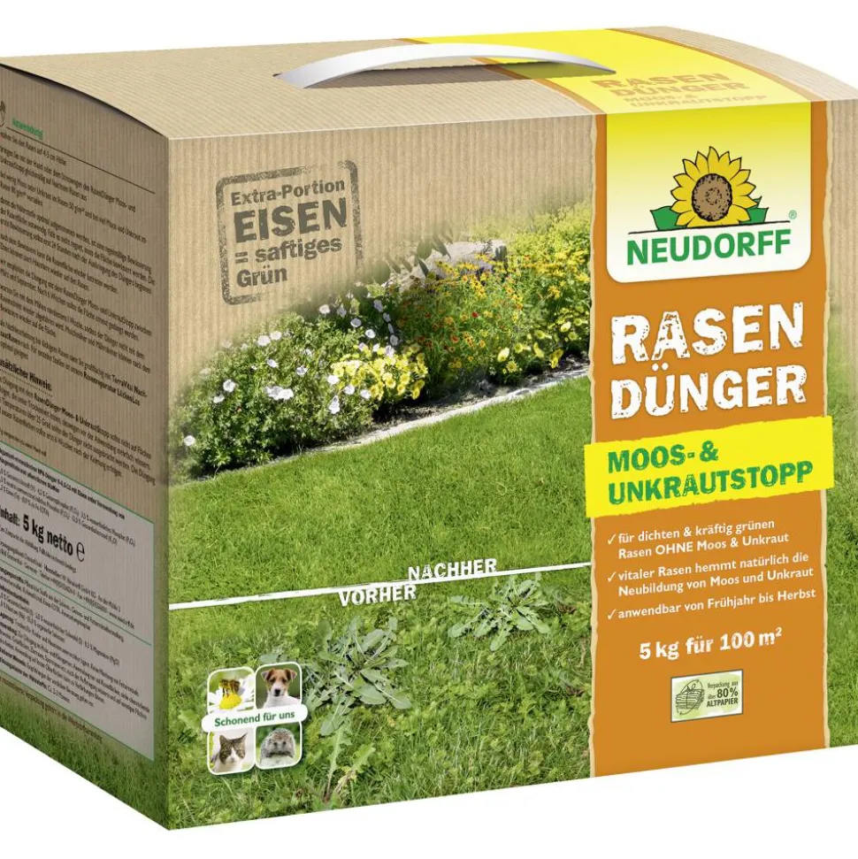 Rasendünger 'Moos- und Unkrautstopp' 5 kg