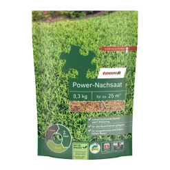 Rasennachsaat 'Power' 0,3 kg für ca. 25 m²