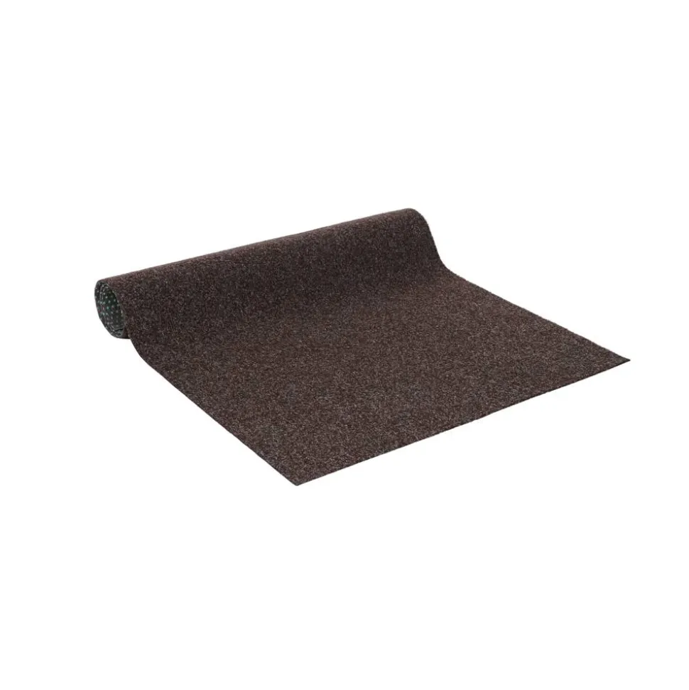 Rasenteppich 'Alteria No. 97' mit Drainage 133 cm x 4 mm braun Meterware