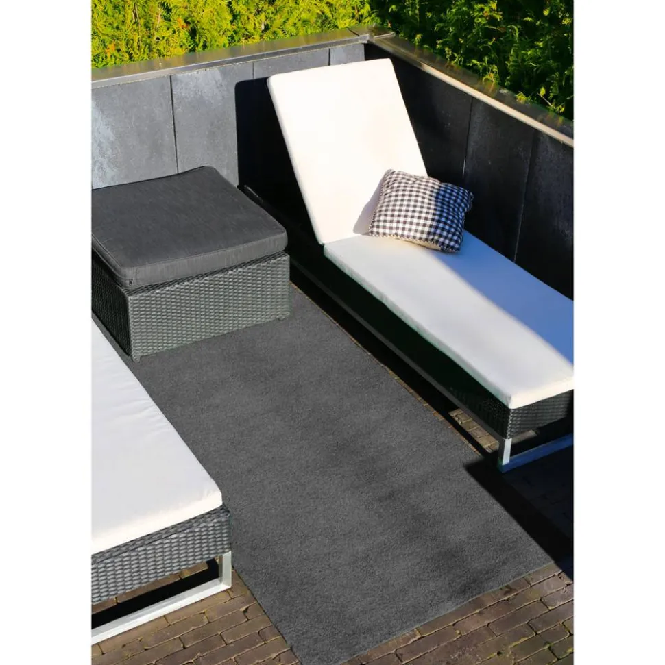Rasenteppich anthrazit 100 x 200 cm