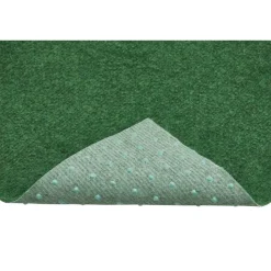 Rasenteppich 'Atlantis No. 41' mit Drainage 400 cm x 3,7 mm grün Meterware