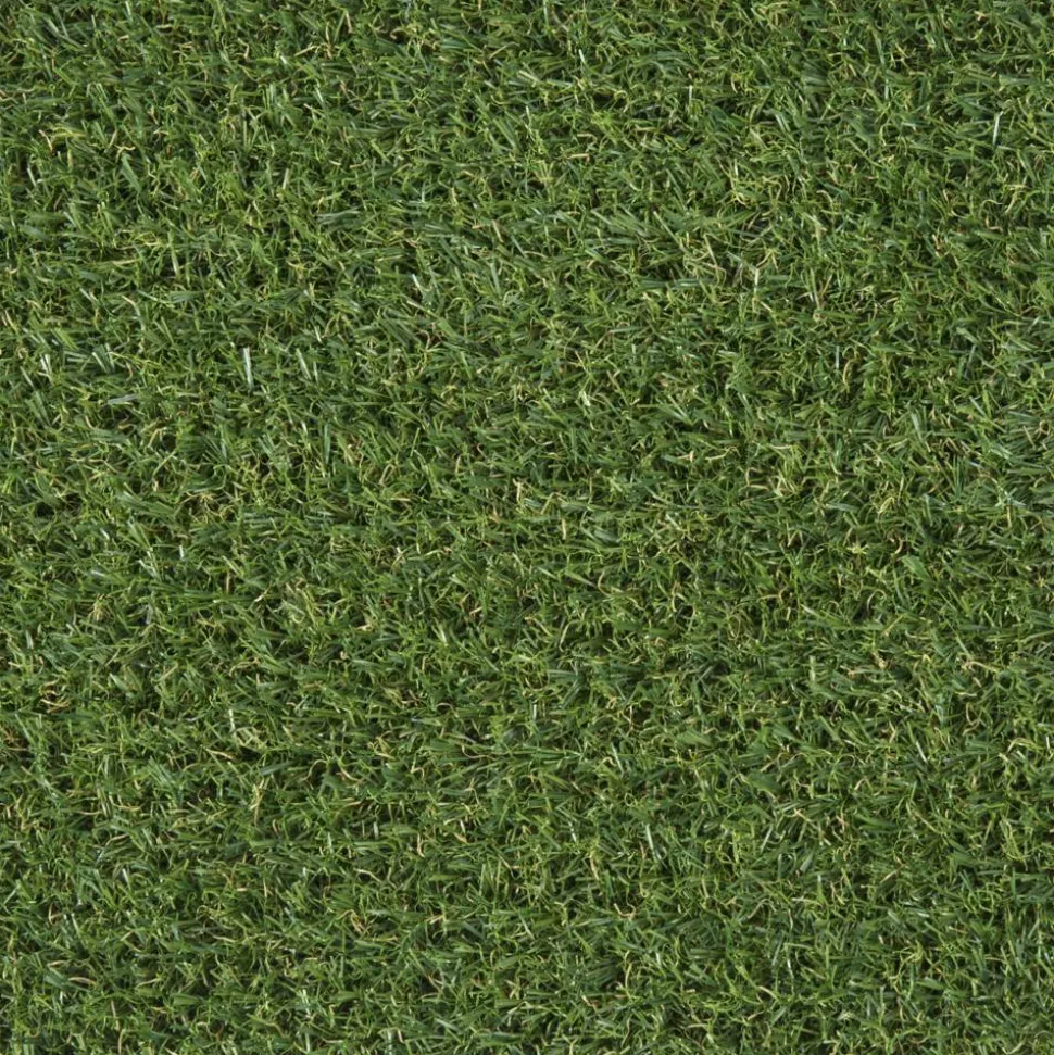 Rasenteppich 'Moga' mit Drainage 400 cm x 28 mm grün Meterware