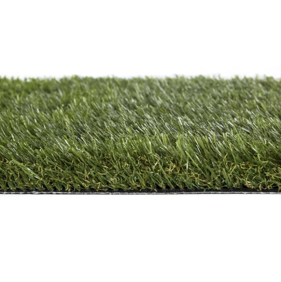 Rasenteppich 'Moga' mit Drainage 200 cm x 28 mm grün Meterware