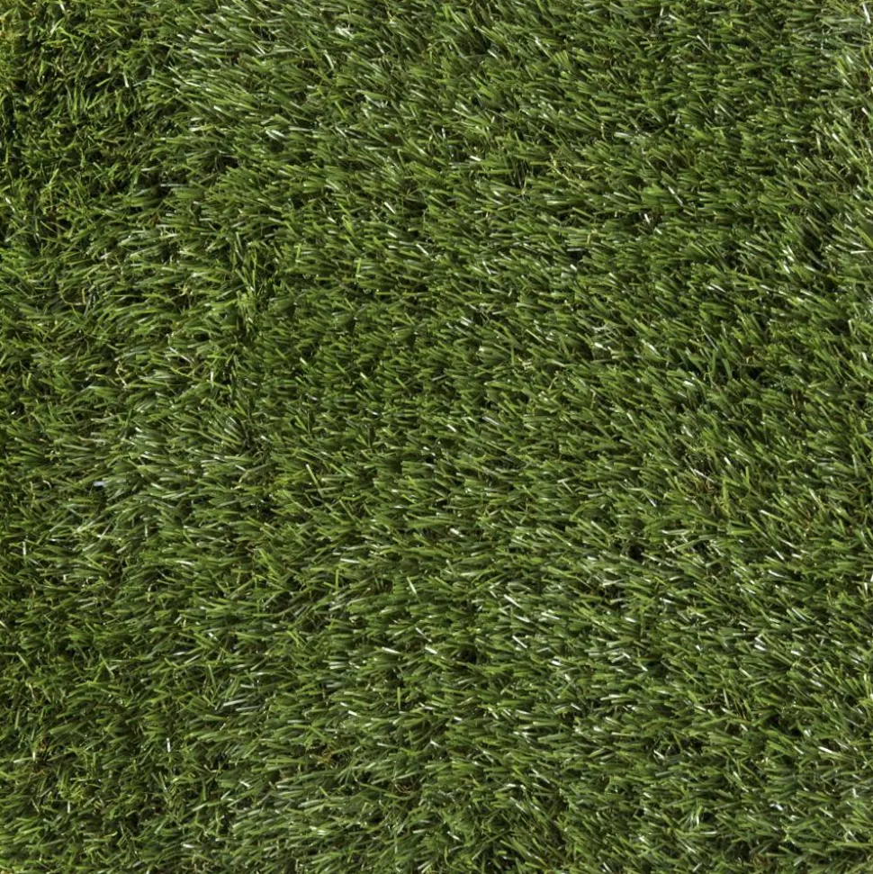 Rasenteppich 'Moga' mit Drainage 200 cm x 28 mm grün Meterware