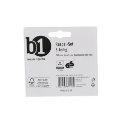 Raspel-Set 3-teilig