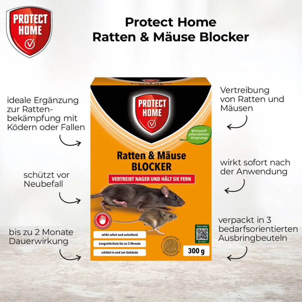 Ratten und Mäuse Blocker 300 g