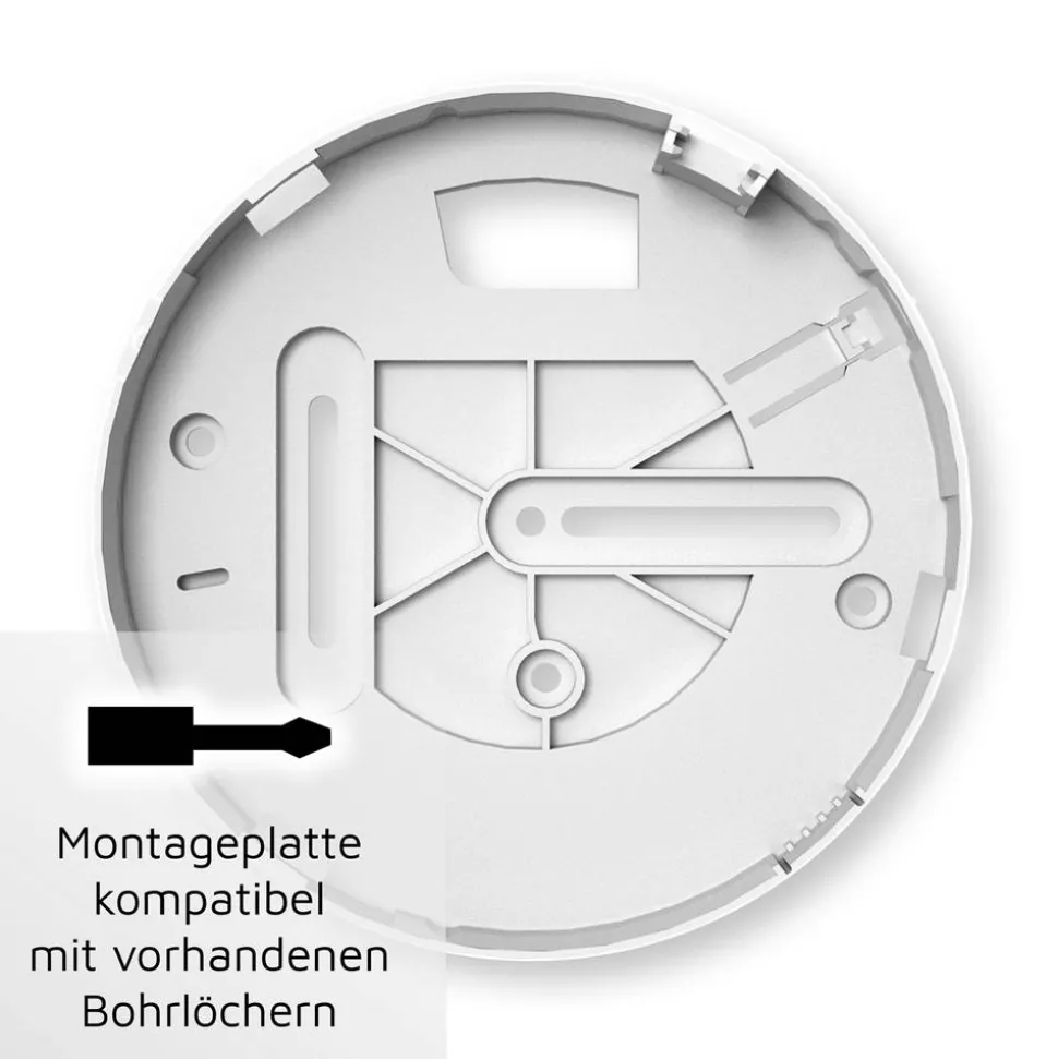 Rauchmelder 'Ei650' mit 10-Jahres-Batterie