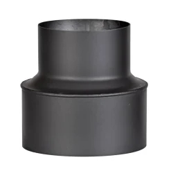 Rauchrohr-Reduzierung schwarz Ø 200/150 x 160 mm