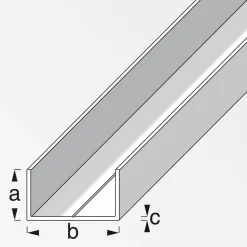Rechteck-U 3,55 cm