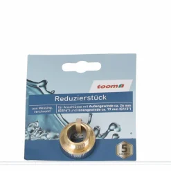 Reduzierstück Messing rund 1/2" AG 3/4"