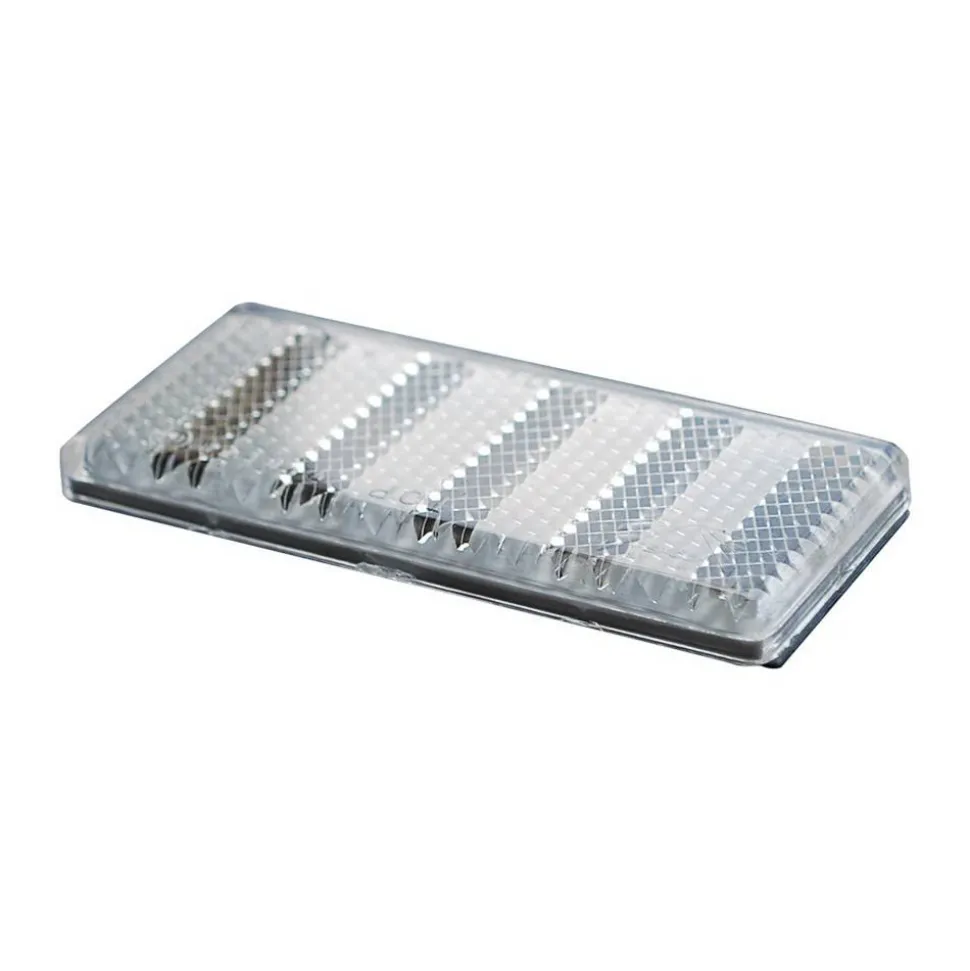 Reflektor selbstklebend 76 mm x 34 mm weiß