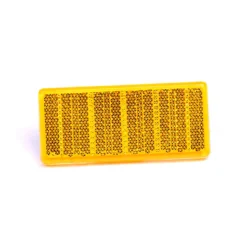 Reflektor selbstklebend 76 mm x 34 mm gelb