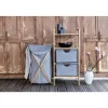 Regal 'Bahari' Polyester braun, grau 44 x 96 x 34 cm