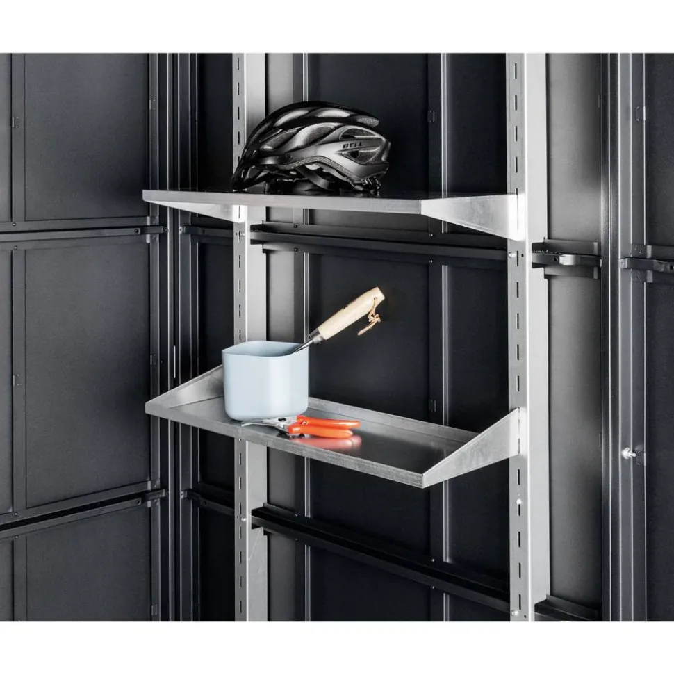 Regalböden feuerverzinkt 700 x 260 x 90 mm 2 Stück