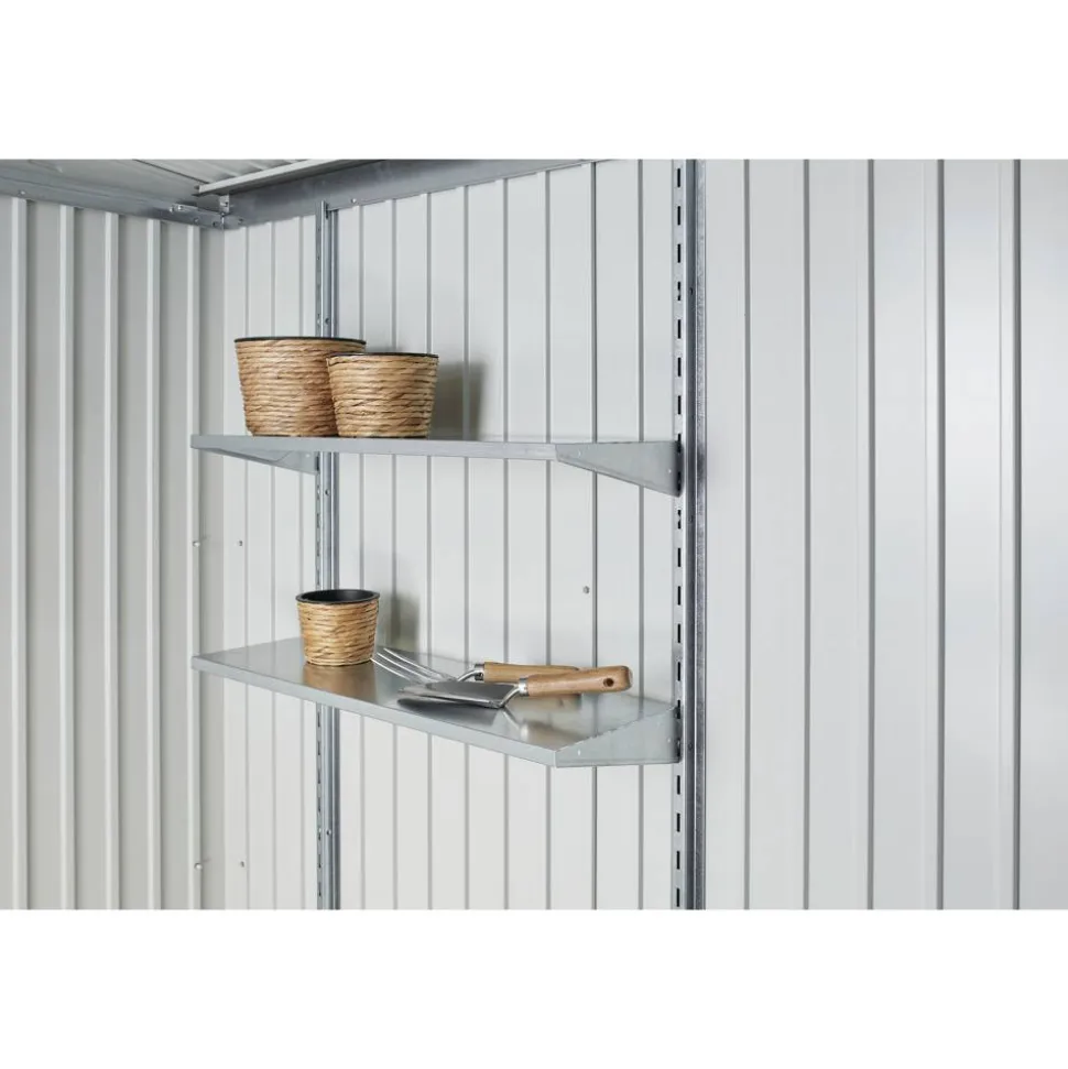 Regalboden-Set Stahl feuerverzinkt 72 x 24,5 cm 4 Stück