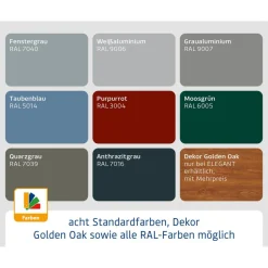 Regenfallrohr für Gerätehäuser purpurrot bis 7 m²