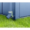 Regenfallrohr für Gerätehäuser taubenblau bis 7 m²