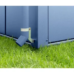 Regenfallrohr für Gerätehäuser taubenblau bis 7 m²