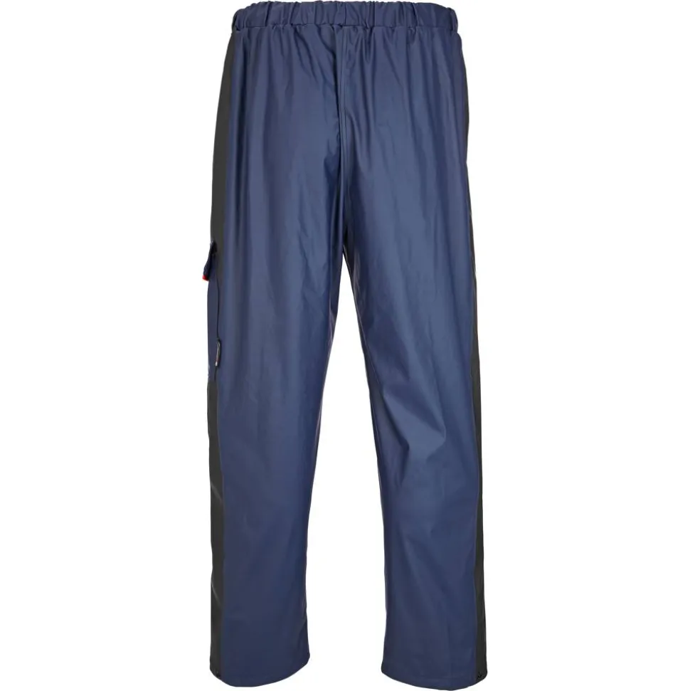 Regenhose marineblau/rot Gr. M