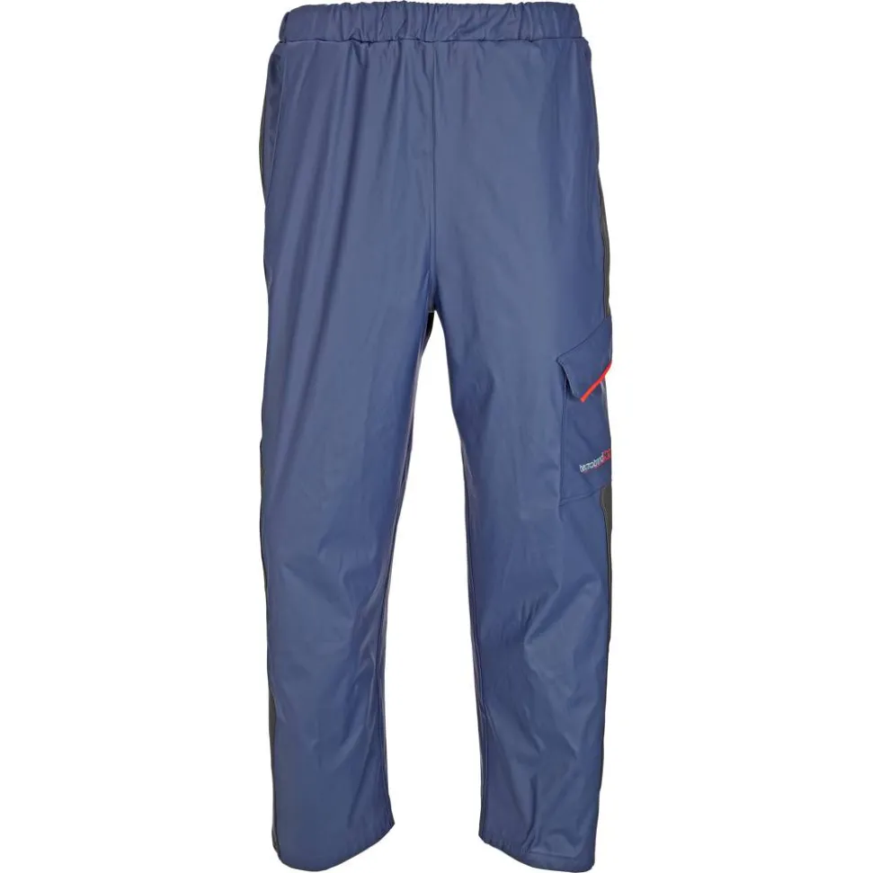 Regenhose marineblau/rot Gr. M