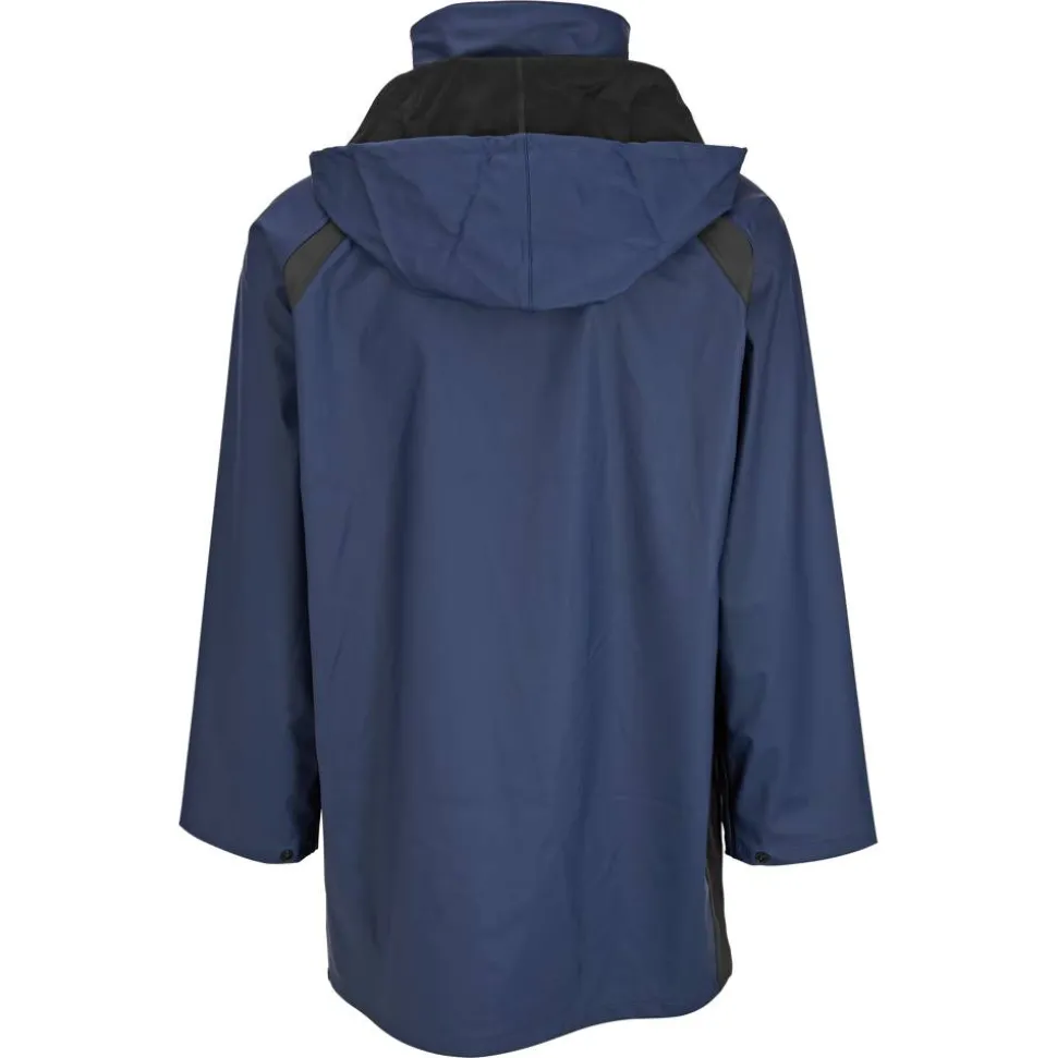Regenjacke marineblau/rot Gr. XXL