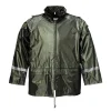 Regenjacke olivgrün Gr. 4XL, wind- und wasserdicht