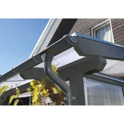 Regenrinnen-Set anthrazit 434 cm