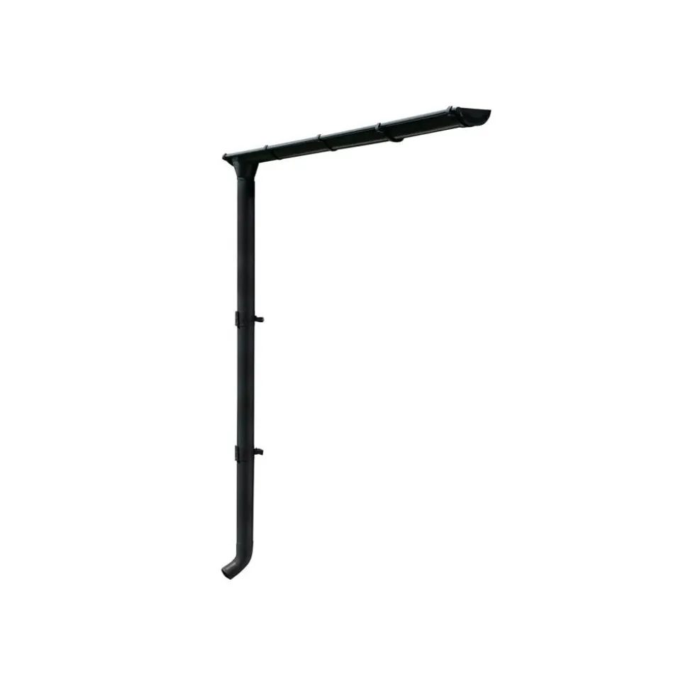 Regenrinnen-Set anthrazit 251 cm