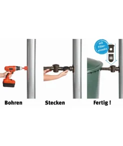 Regensammler 'Speedy' anthrazit inkl. Zubehör