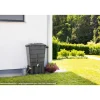 Regentonne 'Basic-Line' graphite grey 300 l mit Hahn