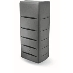 Regentonne 'Tower' granitgrau 260 l