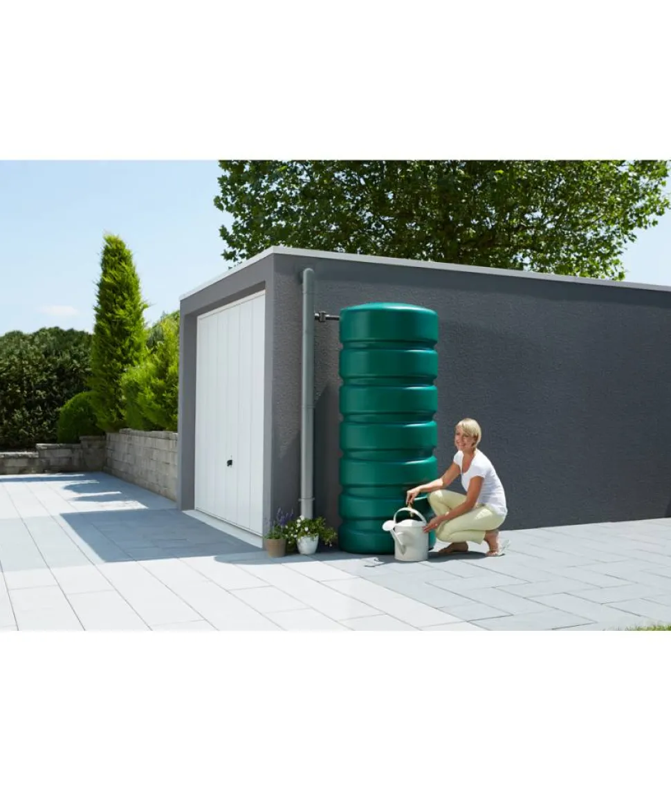 Regentonnen 'Classico' grün 2600 l 4 Stück