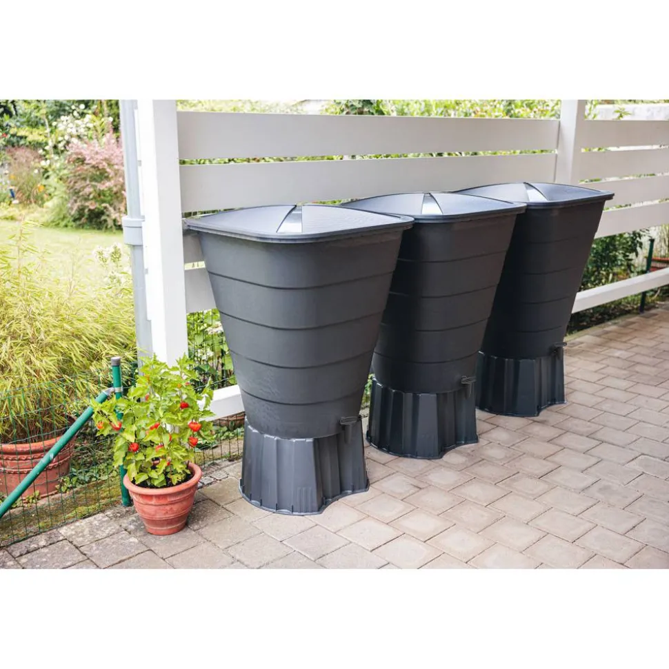 Regentonnen-Unterstand graphite grey passend für 203 l, 210 l und 300 l
