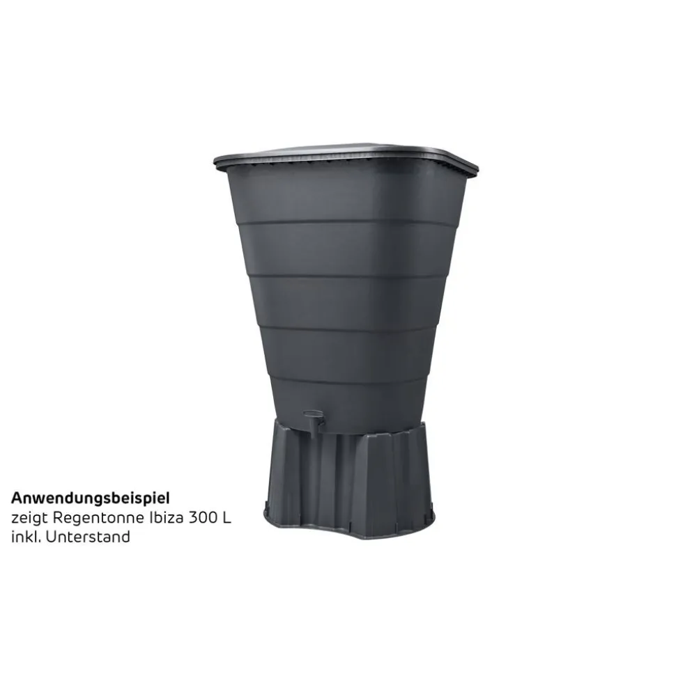 Regentonnen-Unterstand graphite grey passend für 203 l, 210 l und 300 l