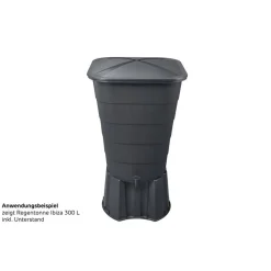 Regentonnen-Unterstand graphite grey passend für 203 l, 210 l und 300 l
