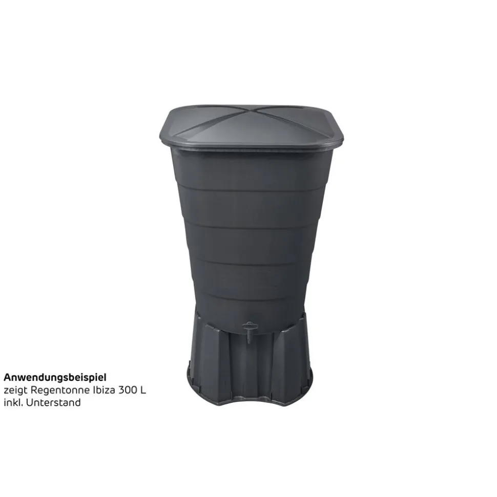 Regentonnen-Unterstand graphite grey passend für 203 l, 210 l und 300 l