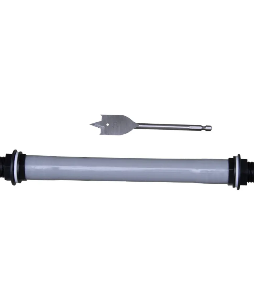 Regentonnen-Verbindungsset mit Bohrer Ø 19 mm (3/4"), 25 cm