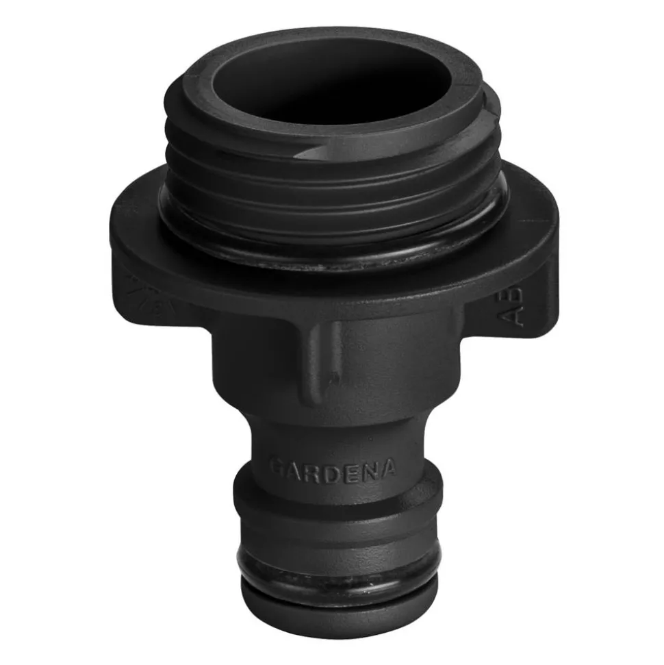 Regner-Anschlussstück schwarz 3/4"
