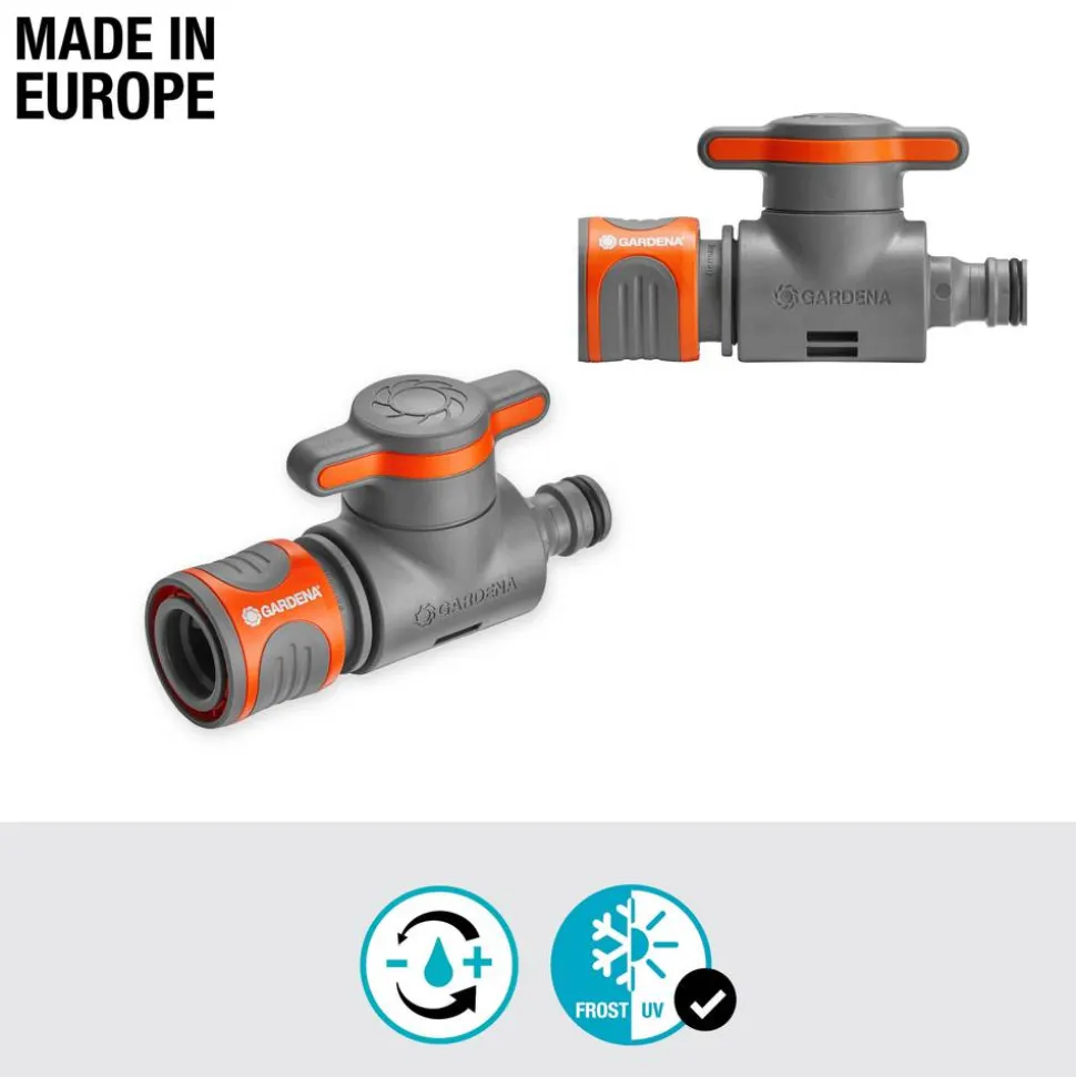 Regulierventil grau/orange 11,2 cm