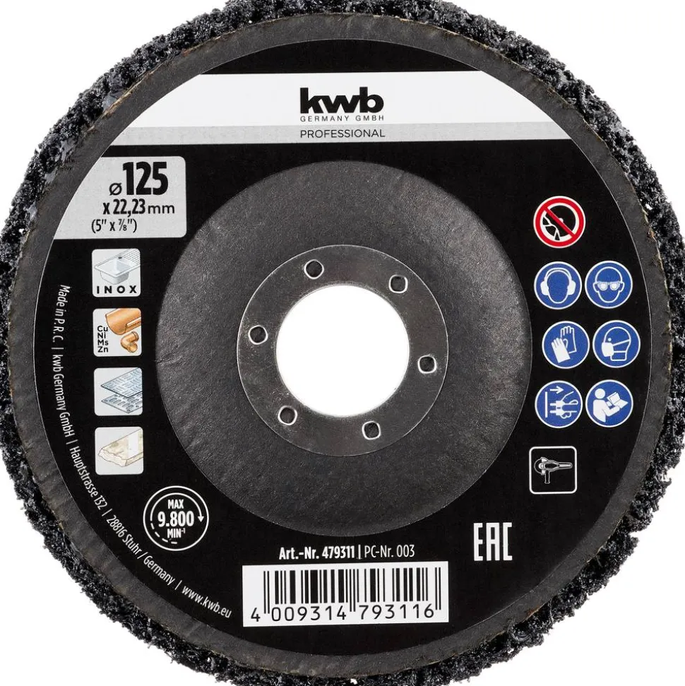 Reinigungsscheibe gekröpft Ø 125 mm
