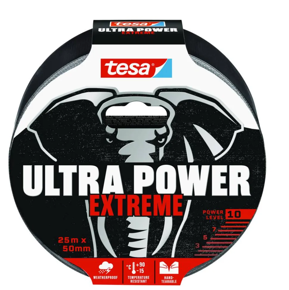 Reparaturband 'Ultra Power Extreme' schwarz 50 mm x 25 m