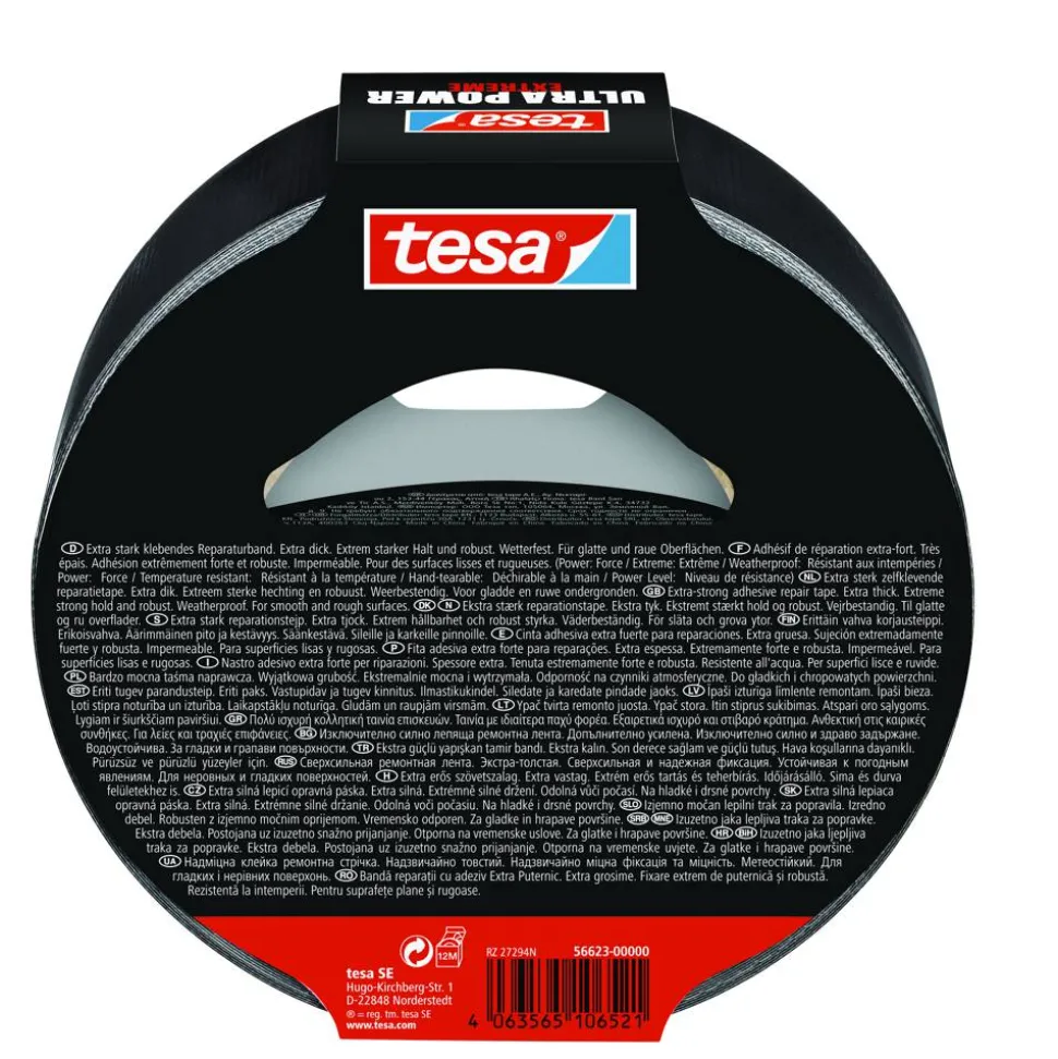 Reparaturband 'Ultra Power Extreme' schwarz 50 mm x 25 m