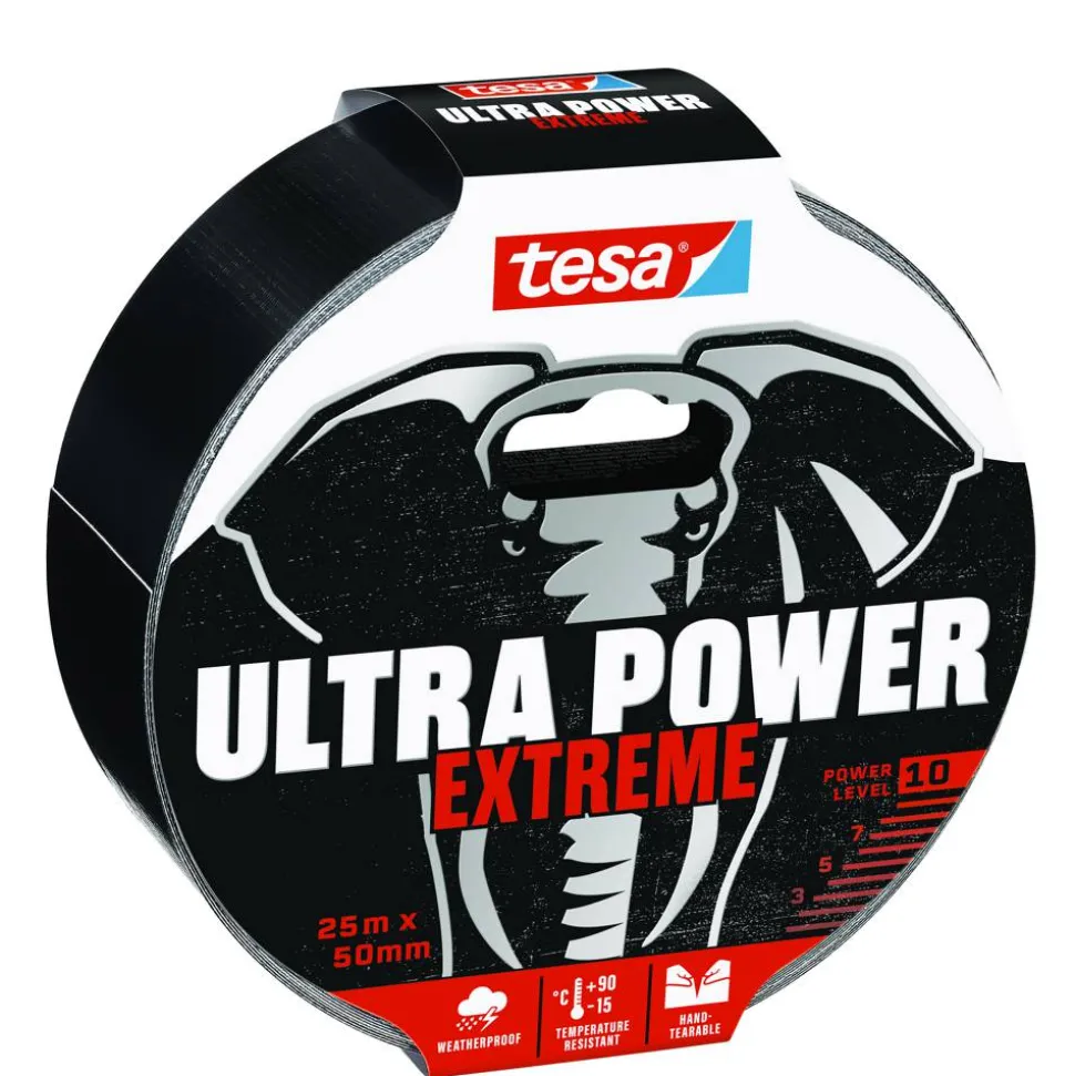 Reparaturband 'Ultra Power Extreme' schwarz 50 mm x 25 m