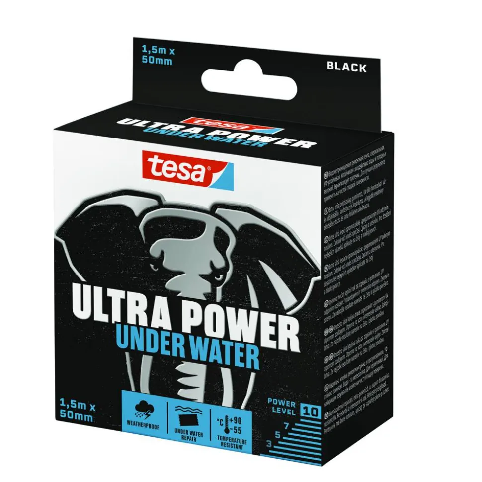 Reparaturband 'Ultra Power Under Water' schwarz 50 mm x 1,5 m
