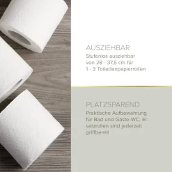 Reserve-Toilettenpapierhalter 'Soulution' teleskopierbar verchromt